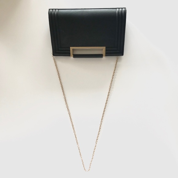 Melie Bianco Handbags - Melie Bianco Black Vegan Leather Large Crossbody